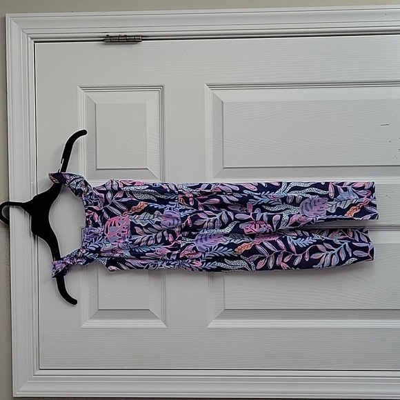 Lilly Pulitzer Girl's Floral Sleeveless Romper